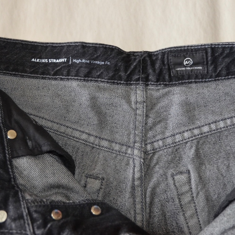 Adriano Goldschmied AG Alexis Straight High-Rise Vintage Fit Jeans NWT - Picture 8 of 9